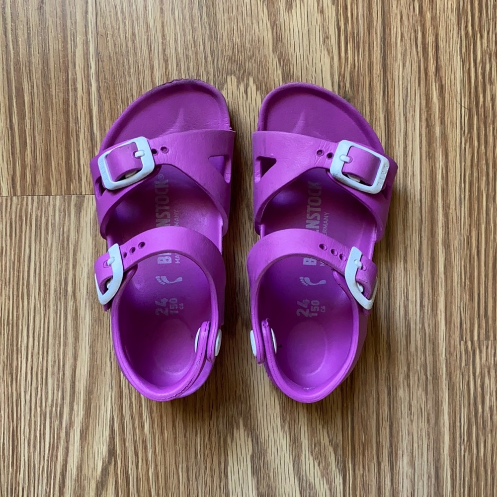 Waterproof Birkenstock sandals, size 24